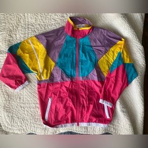 Colorful windbreaker